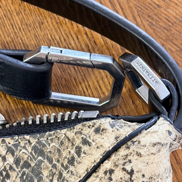 ALLSAINTS Luna Micro Snake Leather Bag - Picture 3 of 8